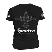 AC-130 Gunship T-shirt Black