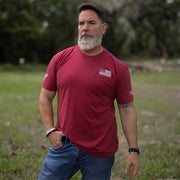 American Flag T-Shirt Red