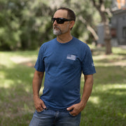 American Flag T-Shirt Blue