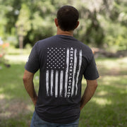 American Flag T-Shirt Grey