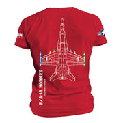 F/A 18 Crayon Hornet T-shirt