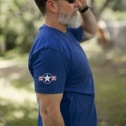 F-14 Delta Wing T-shirt model sleeve