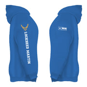 F-22 Raptor Fleece Pullover Hooded Sweatshirt sleeves