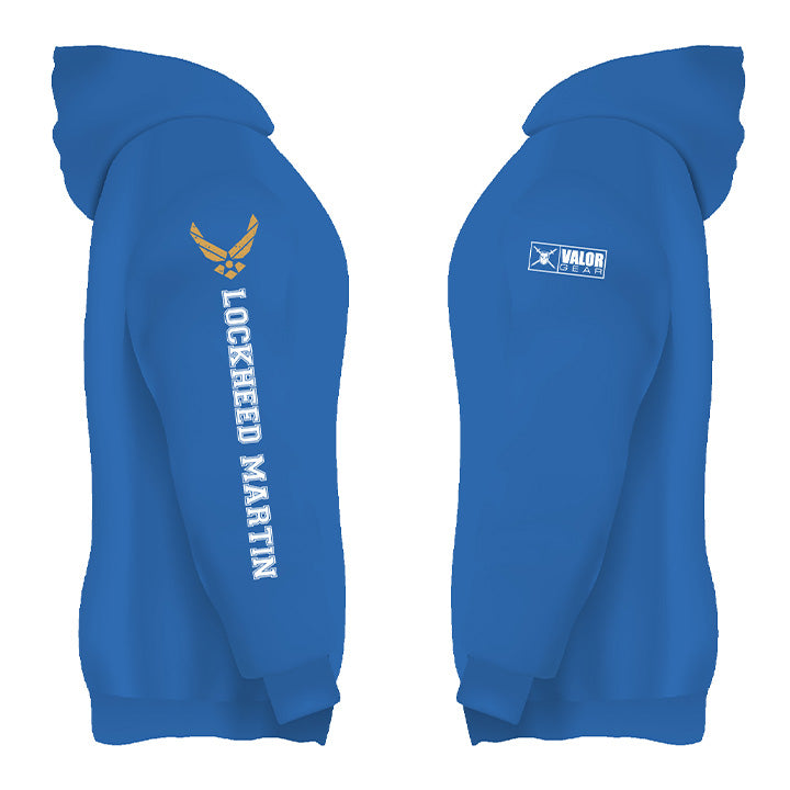 F-22 Raptor Fleece Pullover Hooded Sweatshirt sleeves