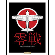 A6M Zero Wall Art
