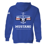 P-51 Mustang Fleece Pullover Hooded Sweatshirt