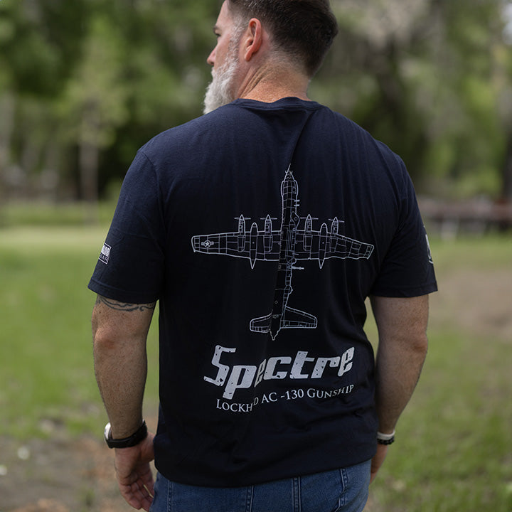 AC-130 Gunship T-shirt Navy