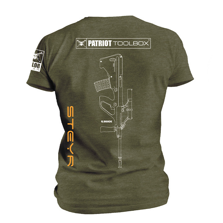 77 Assault Rifle Steyr Aug | Austria Gun T-Shirt
