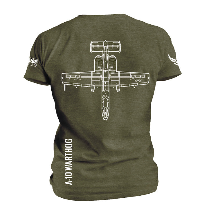 A-10 Warthog T-shirt Green