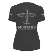 Ladies P-51D Mustang T-shirt