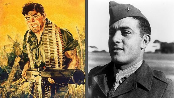 John Basilone:  USMC Hero Machine Gunner