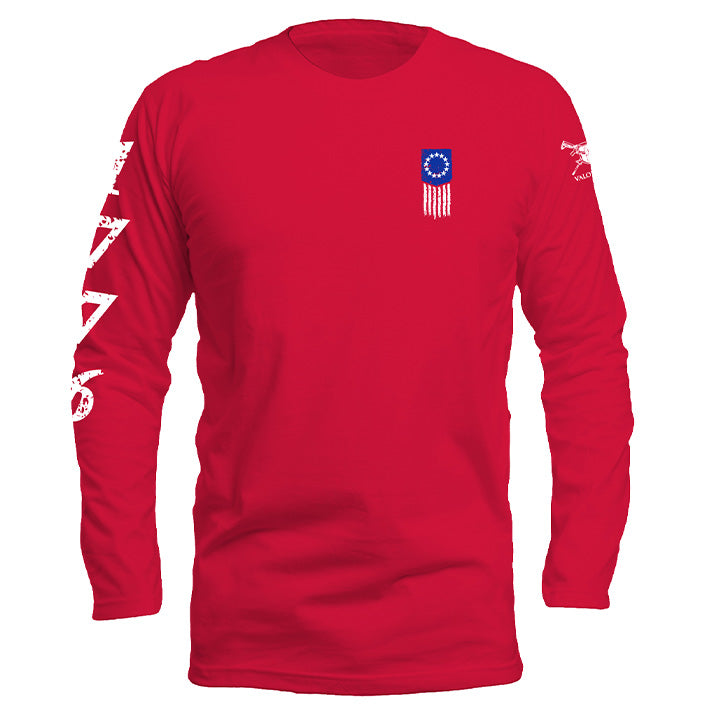 Betsy Ross Flag Long Sleeve Dry Fit