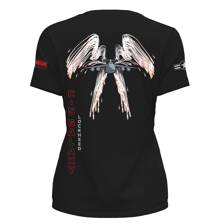 Ladies C-5 Galaxy Angel T-shirt