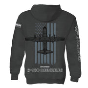 C-130 Fleece Pullover Hooded Sweatshirt