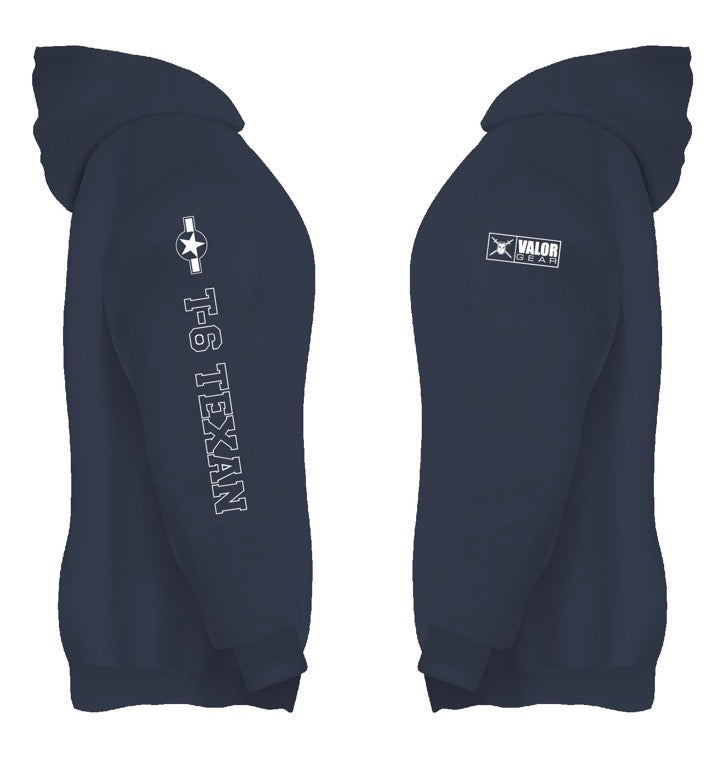 T-6 Texan hoodie sleeves