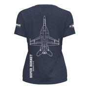 Ladies F-18 Super Hornet T-shirt