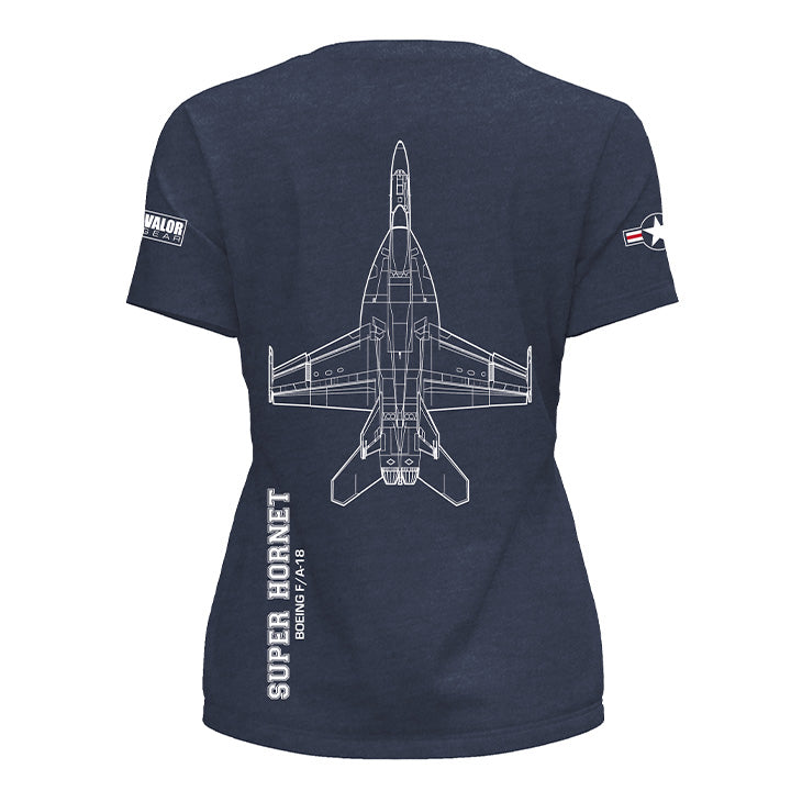 Ladies F-18 Super Hornet T-shirt