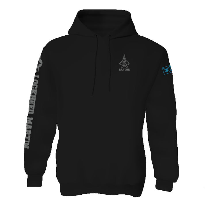 F-22 Raptor Fleece Pullover Hooded Sweatshirt