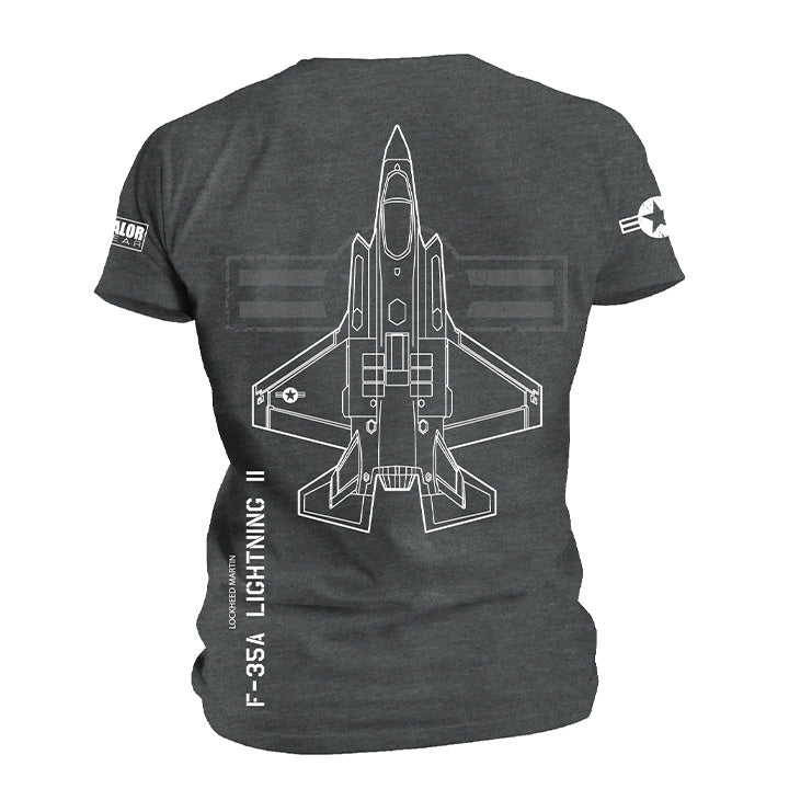 F-35A Lightning T-shirt Reflective