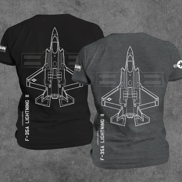 F-35A Lightning T-shirt Reflective