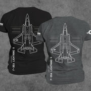 F-35A Lightning T-shirt Reflective