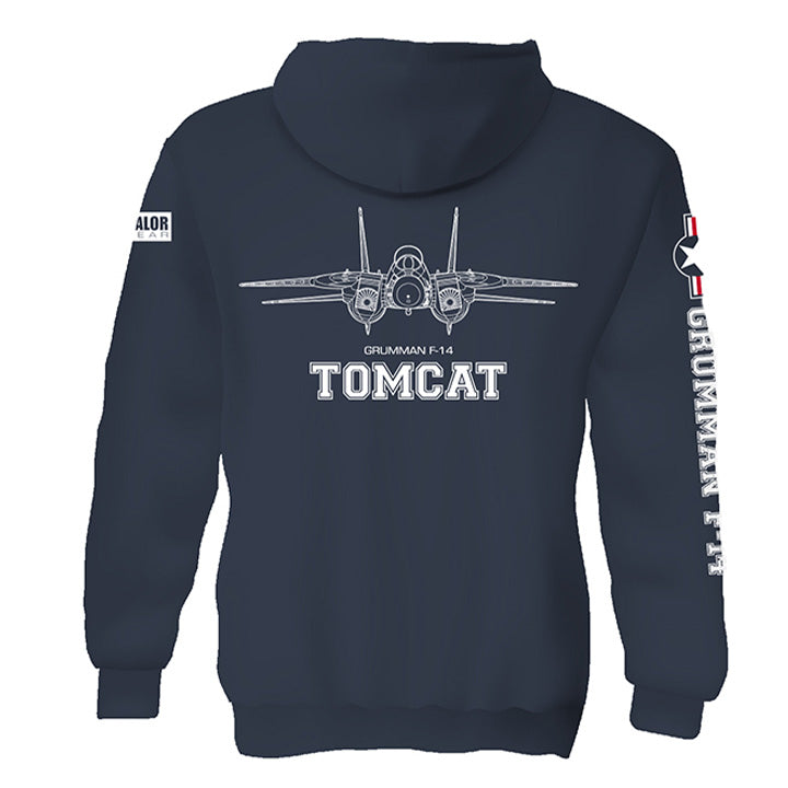 F-14 Tomcat Fleece Pullover Hooded Sweatshirt