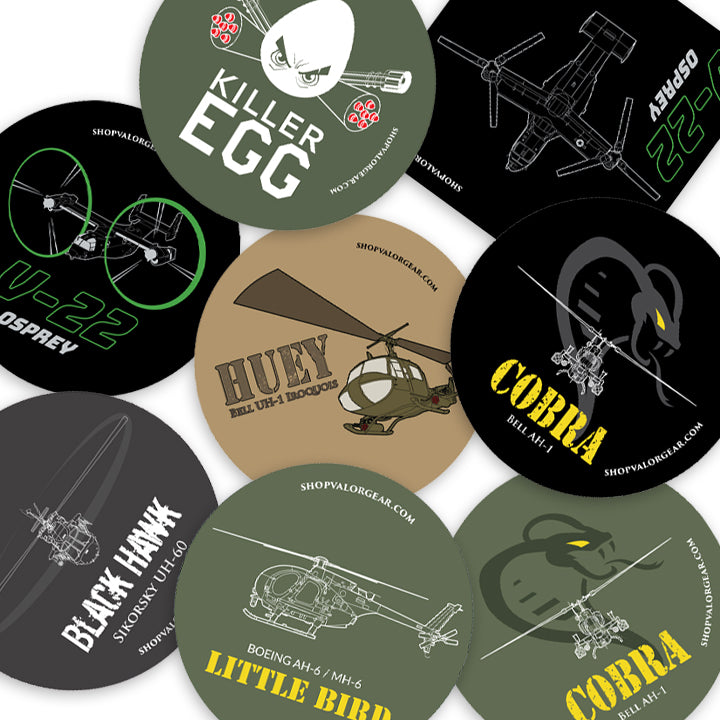 Helicopters Sticker Pack