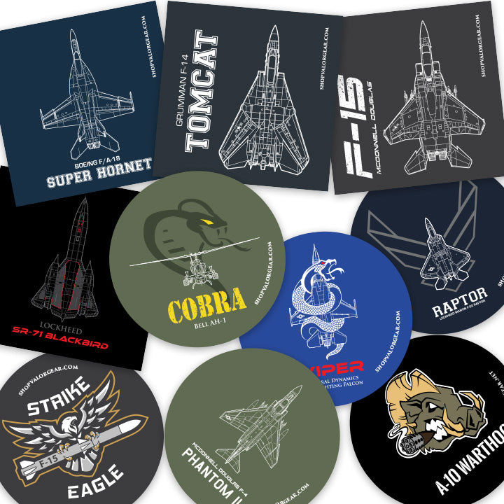 Fighter Jets Sticker Pack