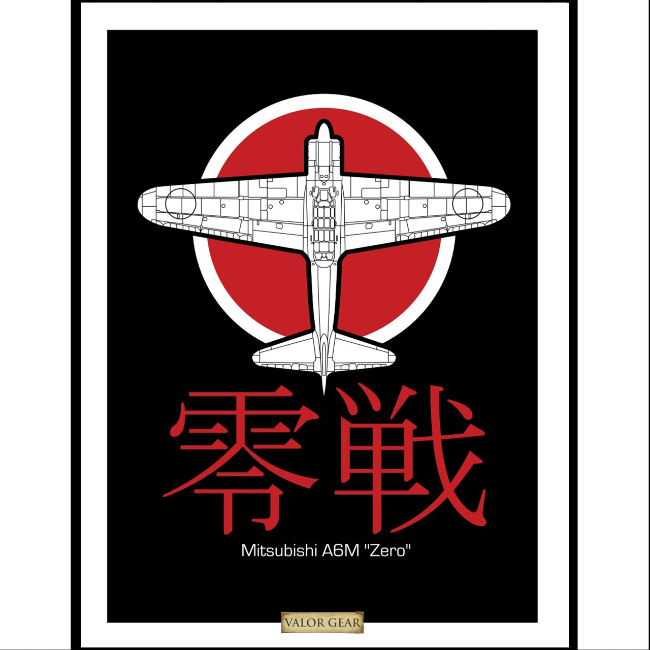 A6M Zero Wall Art