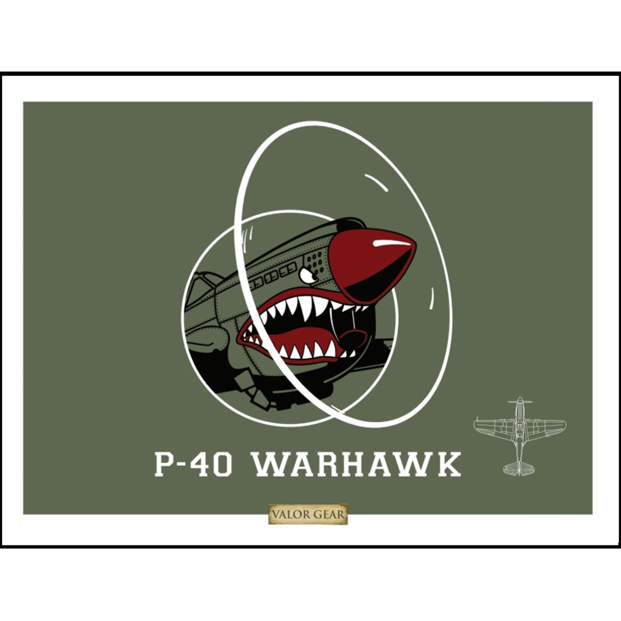 P-40 Warhawk Wall Art