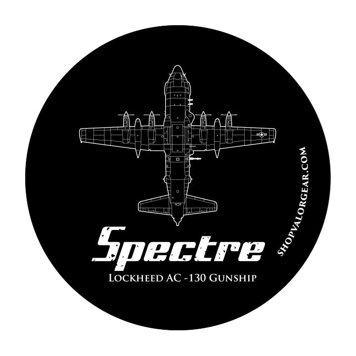 AC-130 Gunship Sticker