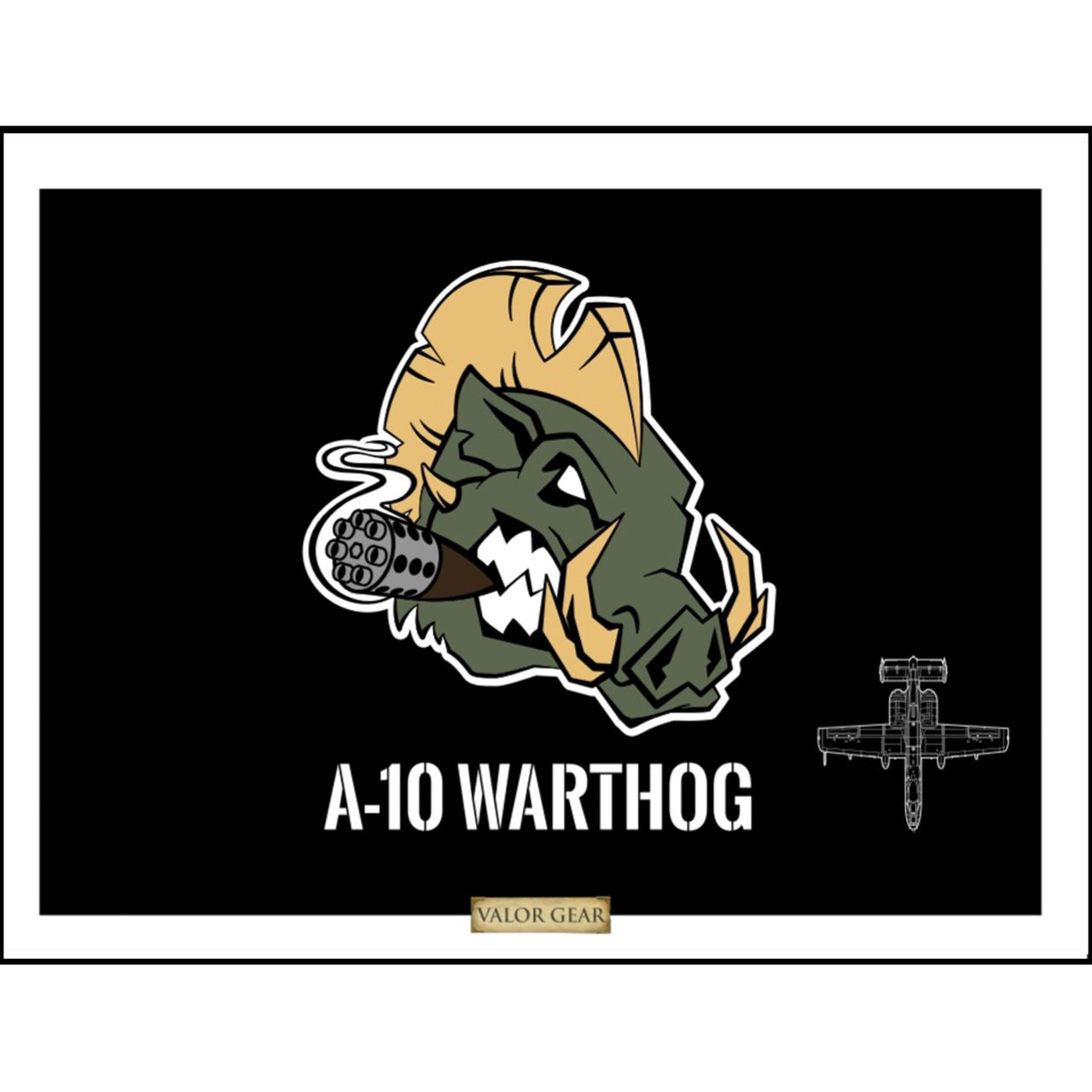 A-10 Warthog Wall Art