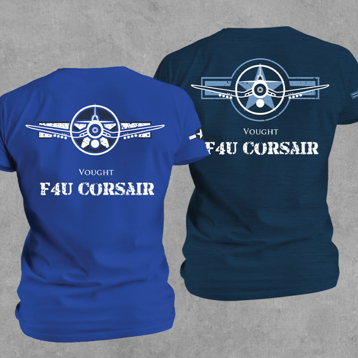 F4U Corsair graphic t-shirt in Navy and Blue by Valor Gear