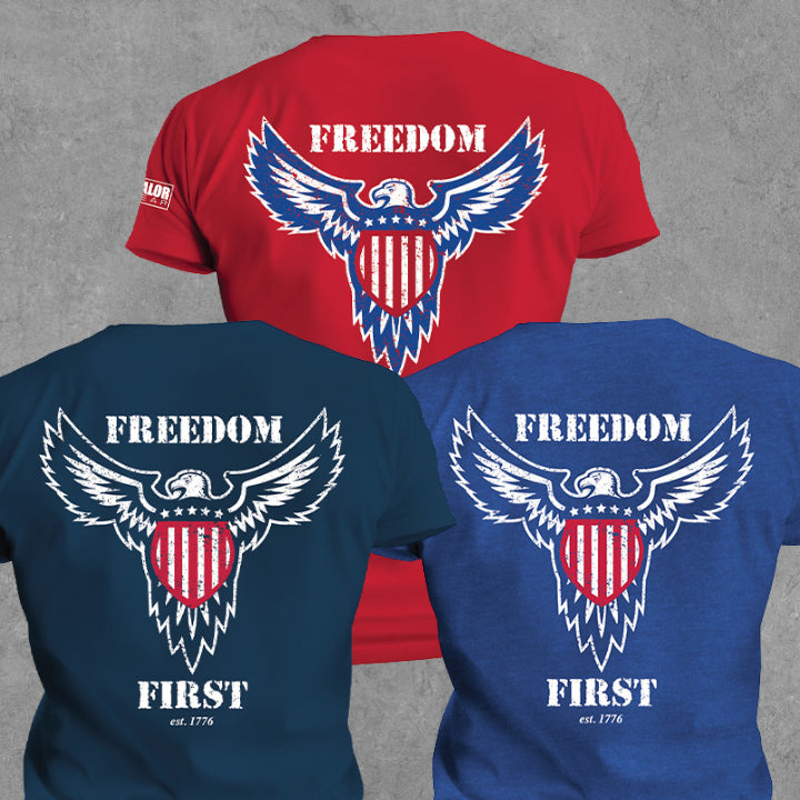 Freedom First Eagle graphic t-shirt 
