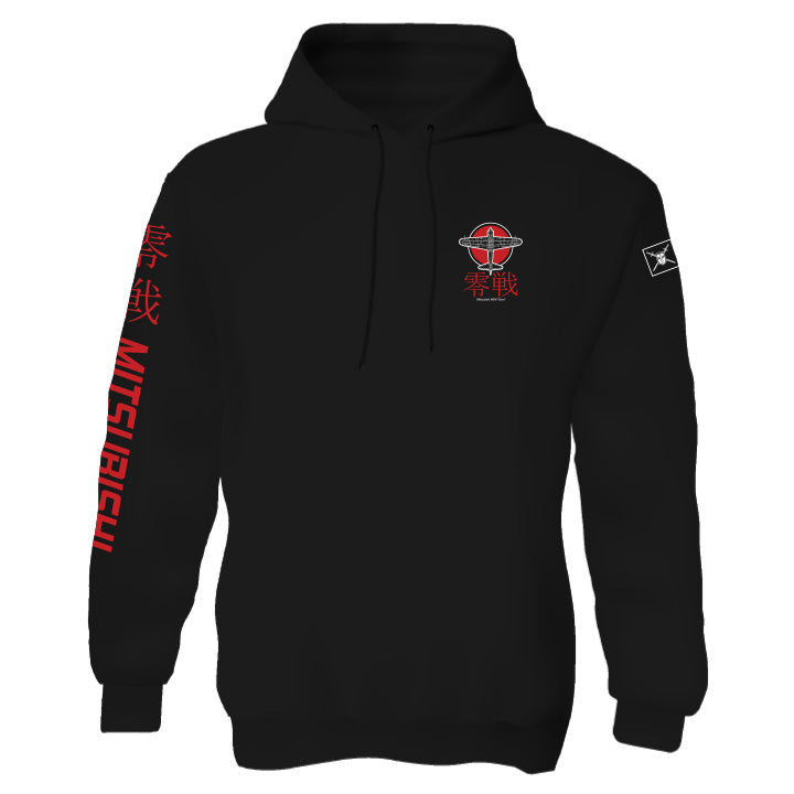 A6M Zero Fleece Pullover Hooded Sweatshirt